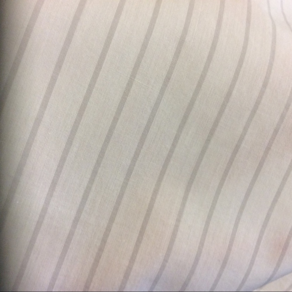 🚫SOLD🚫FREE WITH ANY PURCHASE - MADEWELL WHITE GRAY STRIPE RUFFLE SLEEVE TOP S - Picture 16 of 16